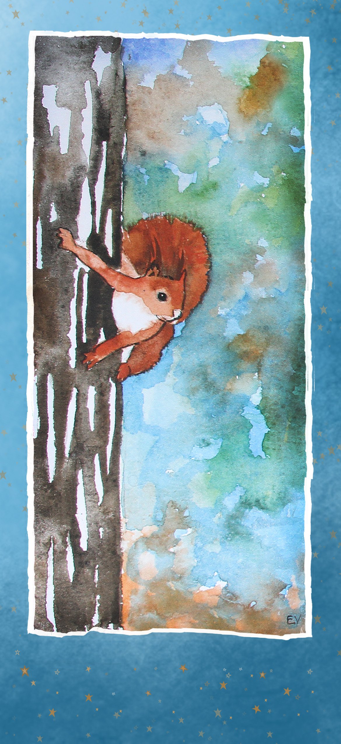 Carte ecureuil Elise Vandenesch